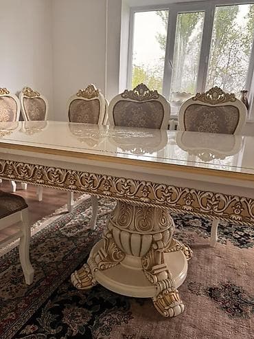 столы для дома: Стол для зала, Не раскладной, Прямоугольный — 2