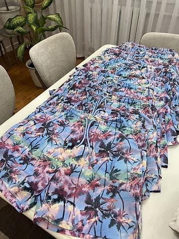 одежда для купания: Мужские пляжные/плавательные шорты Primark “Capes”. - Размер: XS, M — 7