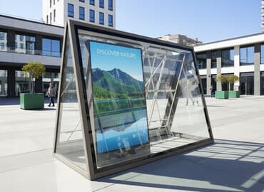 реклама на видеоэкранах бишкек: Срочно - Продаю рекламный щит, стекло каленный рама алюминиевый — 1