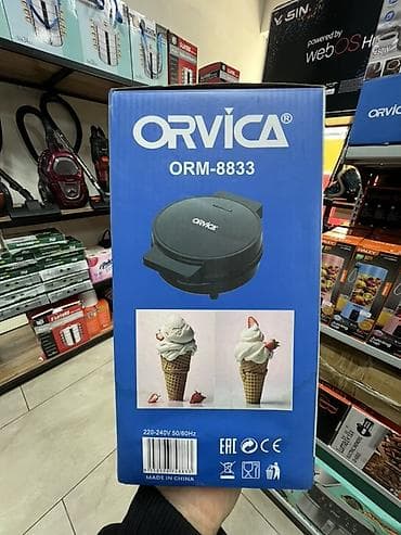 Вафельница для рожков ORVICA ORM-8833 - Мощность: 2000 Вт (220–240 В