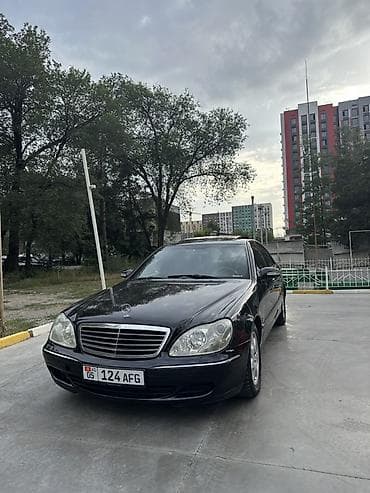 двойной выхлоп: Mercedes-Benz S-Class: 2003 г., 3.7 л, Типтроник, Бензин, Седан — 1