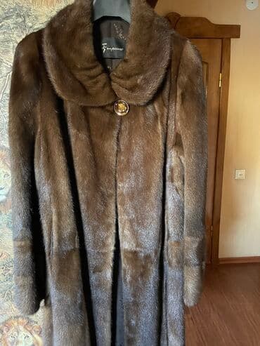 шуба кроликовая: Шуба новая. Цвет темный орех,мех Американка ) Размер 52/54 — 2