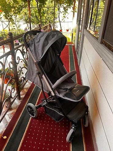 прогулочная коляска чемодан: Прогулочная коляска LUXMOM, серый цвет. Особенности: - Легкая — 3
