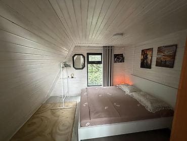 финский дом: Каркасный дом A-Frame с большой крытой террасой — 3