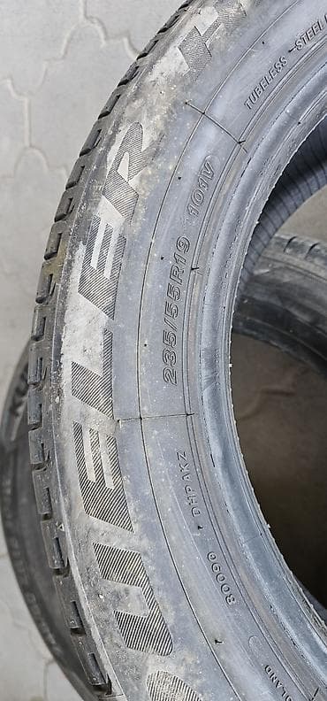 снижена: Шины 235 / 55 / R 19, Лето, Б/у, 1 шт, Легковые, Корея, Bridgestone — 3