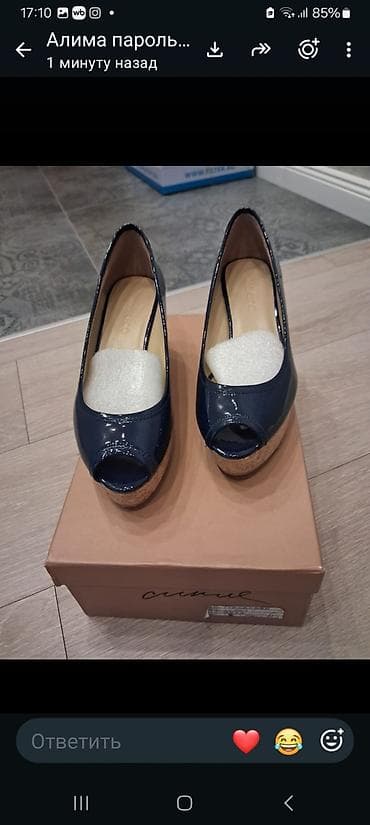 Туфли: Туфли, 36, Jimmy Choo, Новый, цвет - Синий, Самовывоз — 1