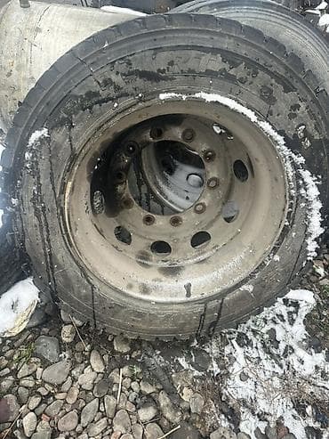 Шины и диски: Колеса в сборе R 22,5, Б/у — 2