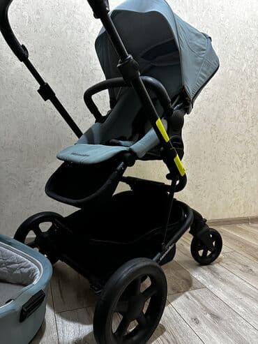 изиволкер коляска: Коляска, цвет - Голубой, Б/у — 2