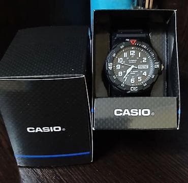 Аксессуары: Классические часы часы, Casio, Пластик, Япония, Водонепроницаемые, Унисекс, Б/у — 1