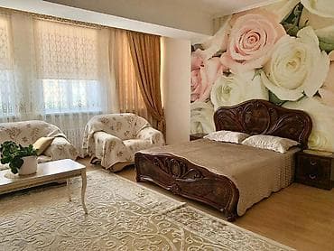 Недвижимость: 3 комнаты, 145 м², Асанбай мкр Индивидуалка, 3 этаж, Евроремонт — 4