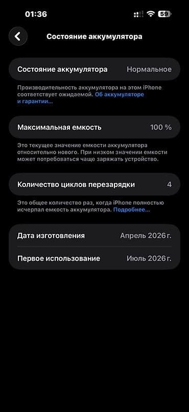 Техника и электроника: IPhone 17 Pro Max, Б/у, 256 ГБ, Синий, Кабель, 100 % — 4
