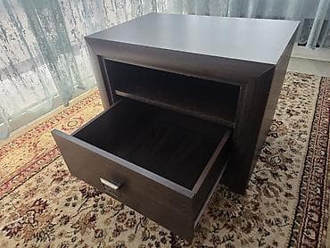 Вешалки: Прикроватная тумба, Без зеркала, цвет - Коричневый, ЛДСП, Самовывоз — 4