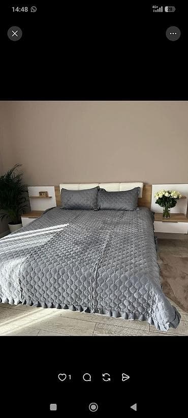 сутка комната: 1 бөлмө, Люкс, ​​элита, Азия Молл, Душ кабинасы, Жаздык, жууркан-төшөк каптары, Кондиционер — 3