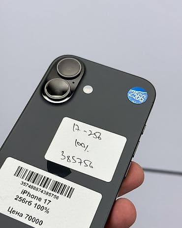 17 про чехол: IPhone 17, Б/у, 256 ГБ, Black Titanium, Защитное стекло, Чехол, В рассрочку, 100 % — 3