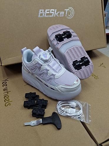 термо красовка: Кроссовки-ролики с подсветкой и системой быстрой шнуровки - Формат — 1