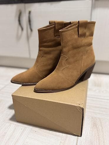 рант: Замшевые ботильоны в стиле вестернодеты всего лишь 1 раз размер — 1