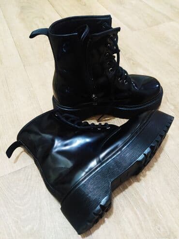женская модельная обувь больших размеров: Женские лаковые ботинки на платформе в хорошем состоянии — 2