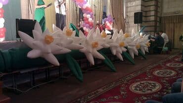 садовые розы: Продаю надувные цветы и пневмогирлянды - лилии - 2 ленты по 5 метров — 2