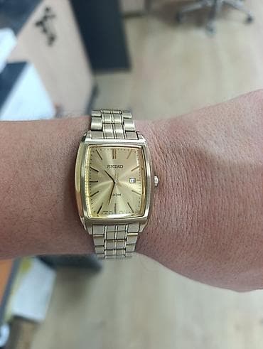 золото и бриллианты: Классические часы часы, Seiko, Водонепроницаемые, Мужские, Б/у — 3