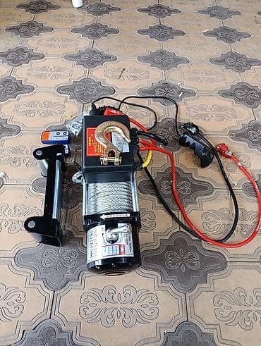 Аксессуарлар жана тюнинг: Электрическая лебедка для внедорожника/эвакуации авто - Тяговое — 5