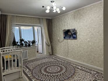 недостроенные дома в бишкеке: 1 комната, 43 м², 106 серия, 9 этаж, Евроремонт — 3