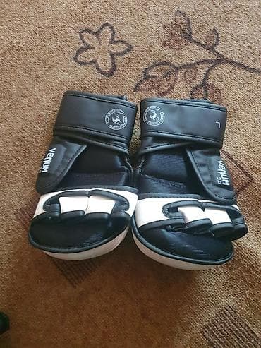 Перчатки для единоборств Venum + перчатки-лапки (ударные миттены) -