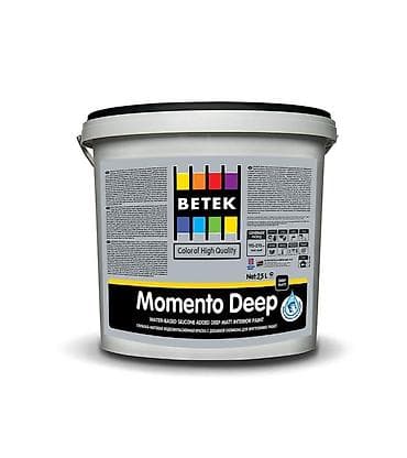 Внутренняя отделка: Краска для внутренних работ Betek Momento Deep в ведре объемом 2,5 — 1