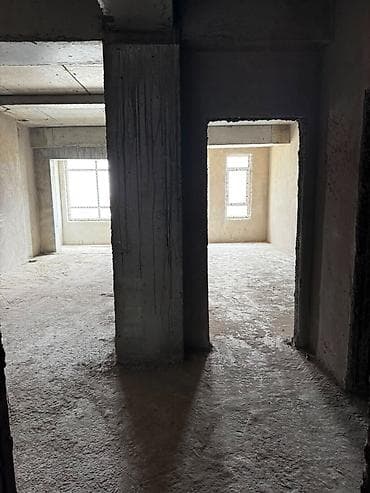 osh flat: 1 комната, 62 м², Джал мкр (в т.ч. Верхний, Нижний, Средний) Элитка, 9 этаж, ПСО (под самоотделку) — 3