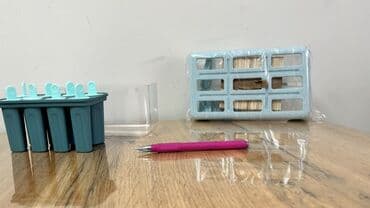 клеевый пистолет: Электрический клеевой пистолет синего цвета с оранжевым курком — 1