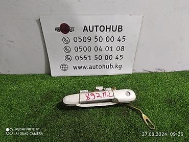 Автозапчасти: Наружная дверная ручка для автомобиля (передняя левая), белая. - Тип — 1