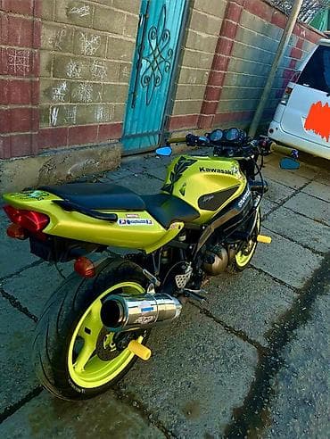 tekken 300 мотоцикл: Kavasaki zx6r - Яркий лаймовый окрас - Двигатель рядный, жидкостное — 3