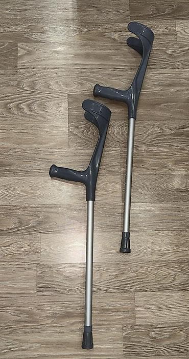 локтевой костыль: Пара предплечных костылей (канадские) - Тип: анатомические костыли с — 2