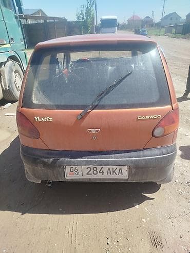 арзан матиз 1: Daewoo Matiz: 2001 г., 0.8 л, Кол менен иштөөчү, Бензин, Хетчбек — 6
