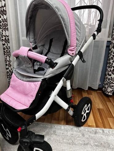 прогулочную коляску chicco: Коляска, цвет - Розовый, Б/у — 21