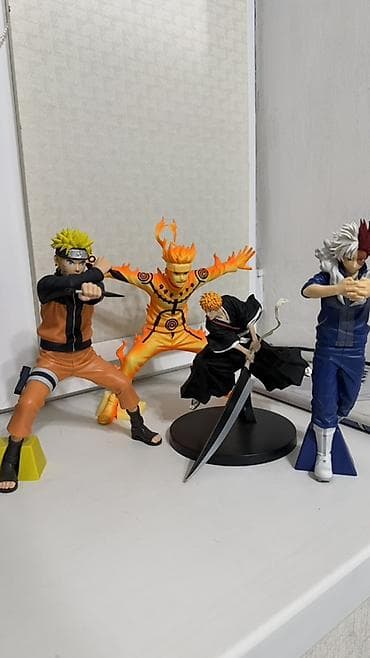 Коллекционные фигурки по аниме. В комплекте: - Наруто в классическом