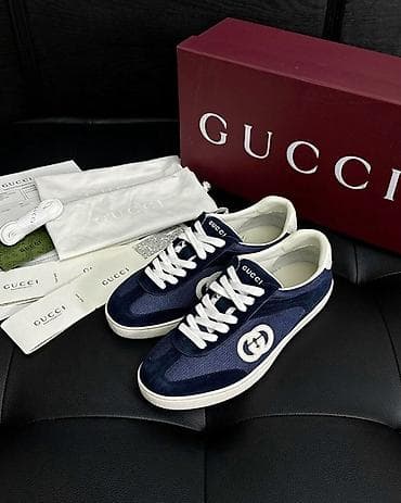 paul shark: Мужские кроссовки, 41, Gucci, Новый, цвет - Синий — 7