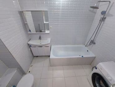 долгосрочная квартира кызыл аскер: 3 комнаты, Без подселения, С мебелью полностью — 2