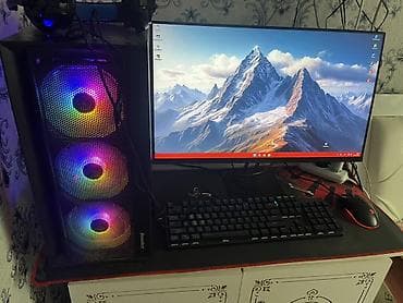 Техника и электроника: Компьютер, ядер - 6, ОЗУ 16 ГБ, Игровой, Б/у, Intel Core i5, AMD Radeon RX 5700 XT, HDD + SSD — 1