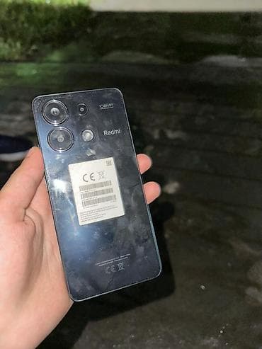 iphone 12 13: Redmi, Redmi Note 13, Б/у, 256 ГБ, цвет - Черный, 2 SIM — 2