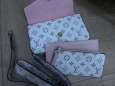 Классическая сумка, Louis Vuitton, Материал: Искусственная кожа, Регулируемый ремень, Женские