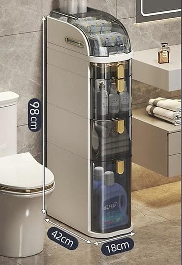 Этажерка для ванны, Новый, Пластик, Самовывоз, Платная доставка