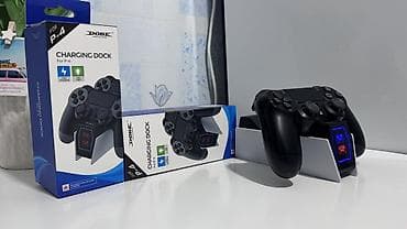 pls 5: Зарядная док-станция DOBE для геймпадов PlayStation 4 (DualShock 4) - — 2