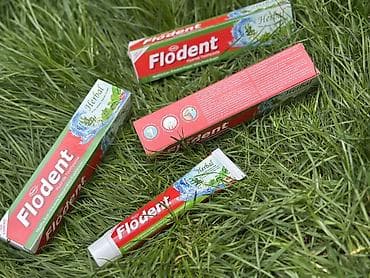 щётка для снега: Зубная паста Flodent (фторсодержащая), ассортимент вкусов и формул: - — 5