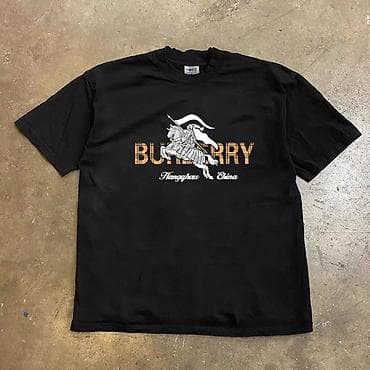 Личные вещи: Мужская футболка, M, L, Burberry, Новый, цвет - Белый, Самовывоз, Платная доставка — 3