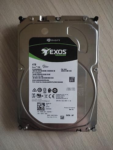 hdd disk: Накопитель для ПК, Новый, Seagate, HDD, 4 ТБ, 3.5", Для ПК — 1