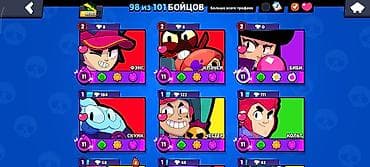 Видео оюндар жана приставкалар: Игровой аккаунт Brawl Stars Основные параметры: - Путь к славе: 45 — 4