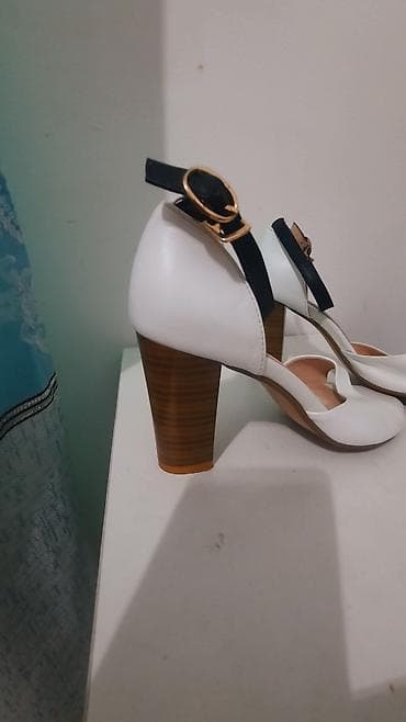 босоножки: Босоножки, 34, Veritas, Б/у, цвет - Белый, Платная доставка — 3