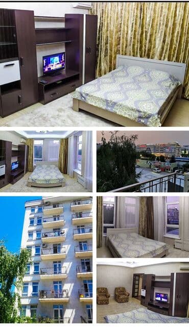 элитный квартира бишкек: 1 комната, Собственник, С мебелью полностью — 3