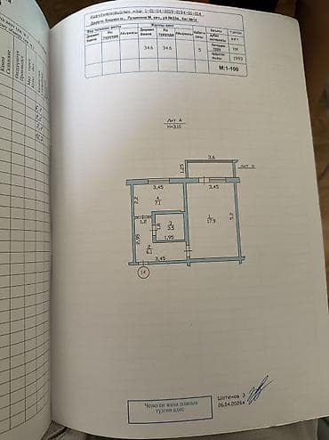 1 комната, 35 м², Пишпек 105 серия, 3 этаж, Старый ремонт
