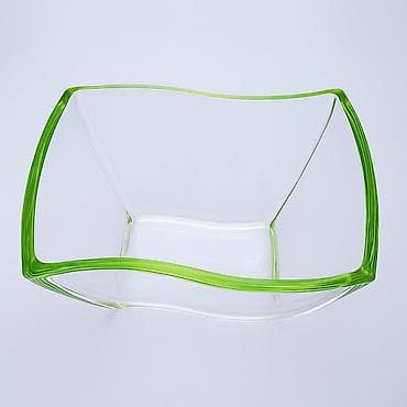 Модемы и сетевое оборудование: Салатник - ваза квадратный 27 см, высота 11 см - Walther-Glas — 1